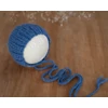 Kék újszülött bonnet