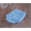  Light Blue Hand Knitted NB Pants - Diaper Cover