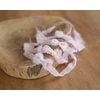  Bow Velvet Headband for Newborns in Light Pink