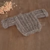 PRE-ORDER Brown Hand-Knitted Mohari Sweater