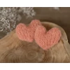 Mini, Knitted Heart, Terracotta