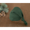 Deep green newborn sleepy hat