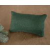 Deep green posing pillow - newborn photo prop