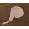 Nude pink newborn sleepy hat