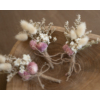 Dried Flower Boutonniere - pink-beige