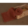 PRE-ORDER Rust mohair knitted Wrap 150cm (59 in) or set with the matching newborn Bonnet