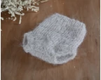 PRE- ORDER Light Beige Hand Knitted NB Pants - Diaper Cover