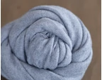 Slate Stretch Knit Wrap 150cm