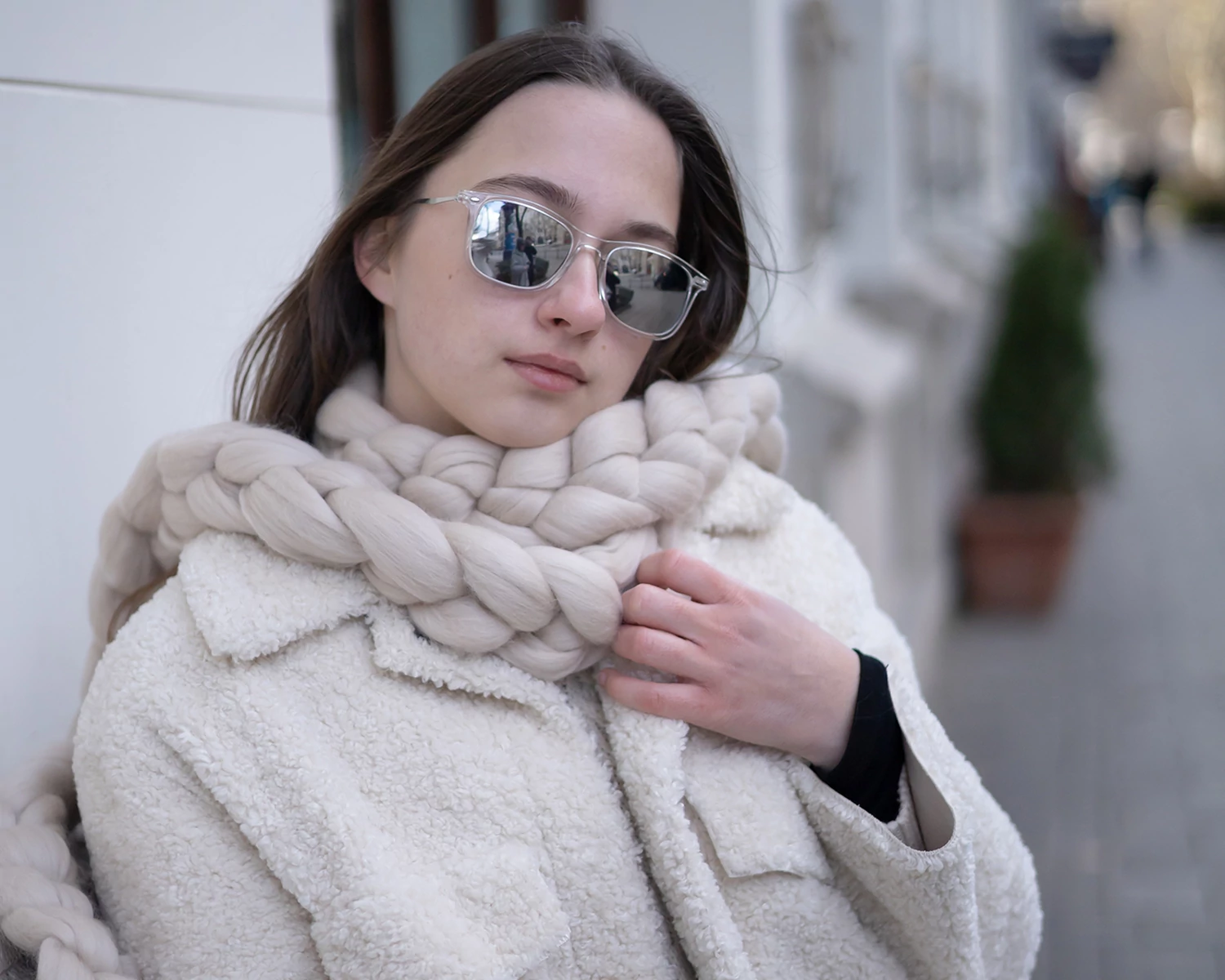 Giant Knitted Extra Long, Oversized Scarf