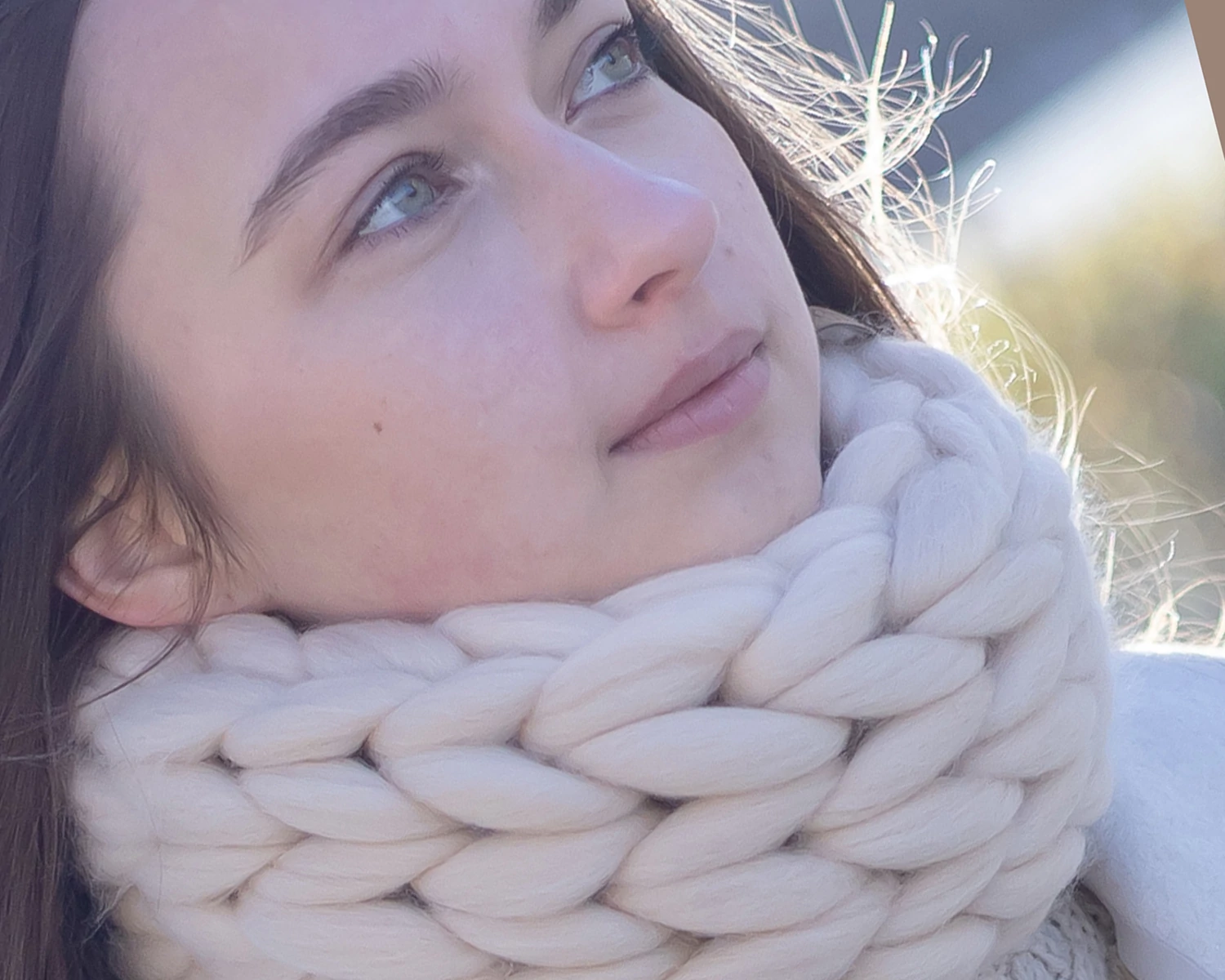 Super Bulky Knitted Infinity Scarf