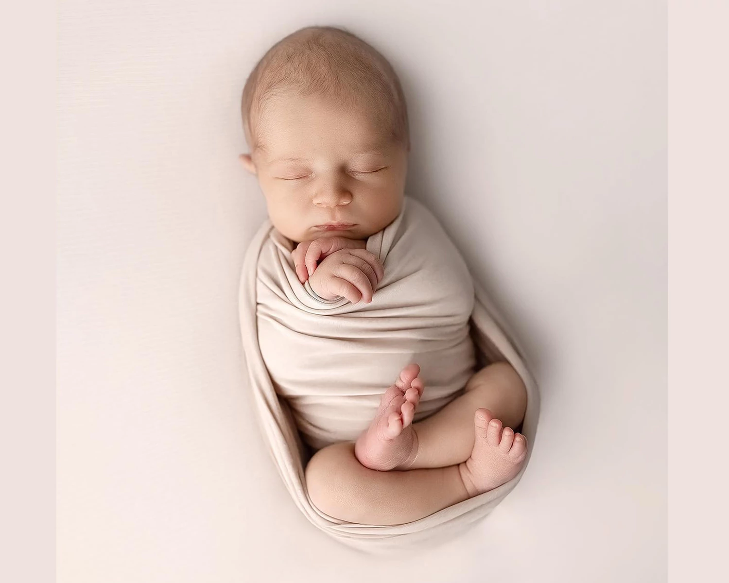 Thin Beanbag Backdrop - Cream colour