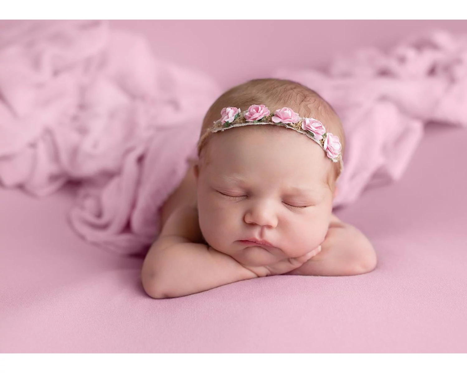 Thin Beanbag Backdrop - Baby Pink colour