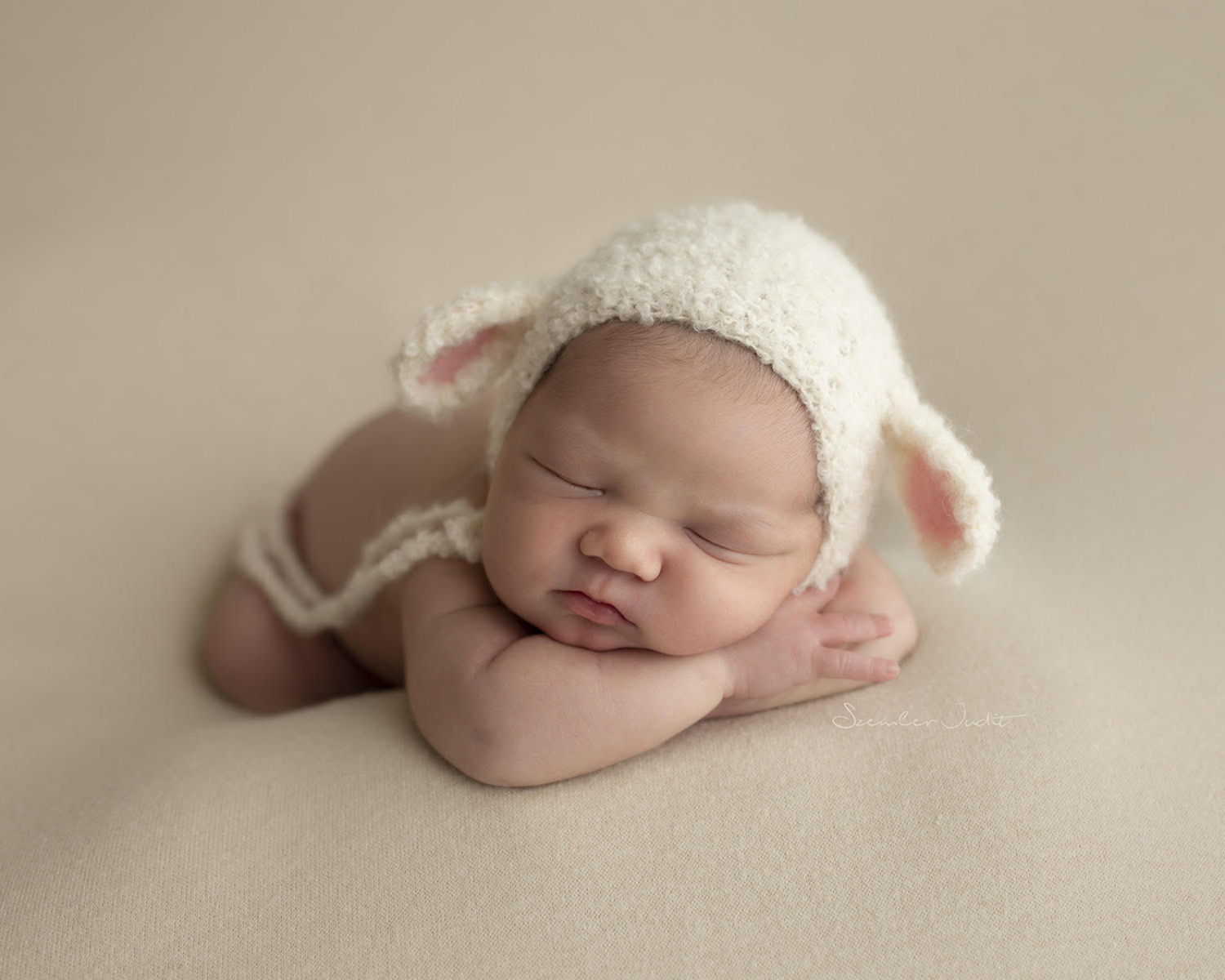 PRE-ORDER Ivory Mohair Sheep Hat