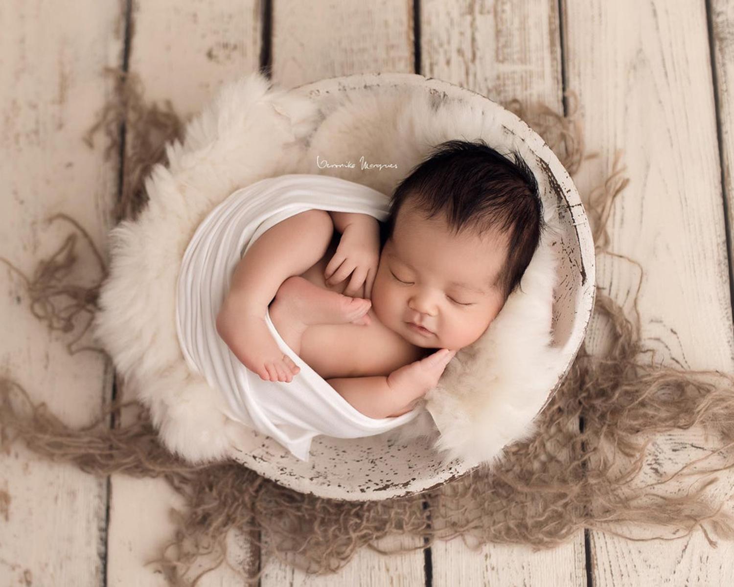 White Stretch Knit Wrap