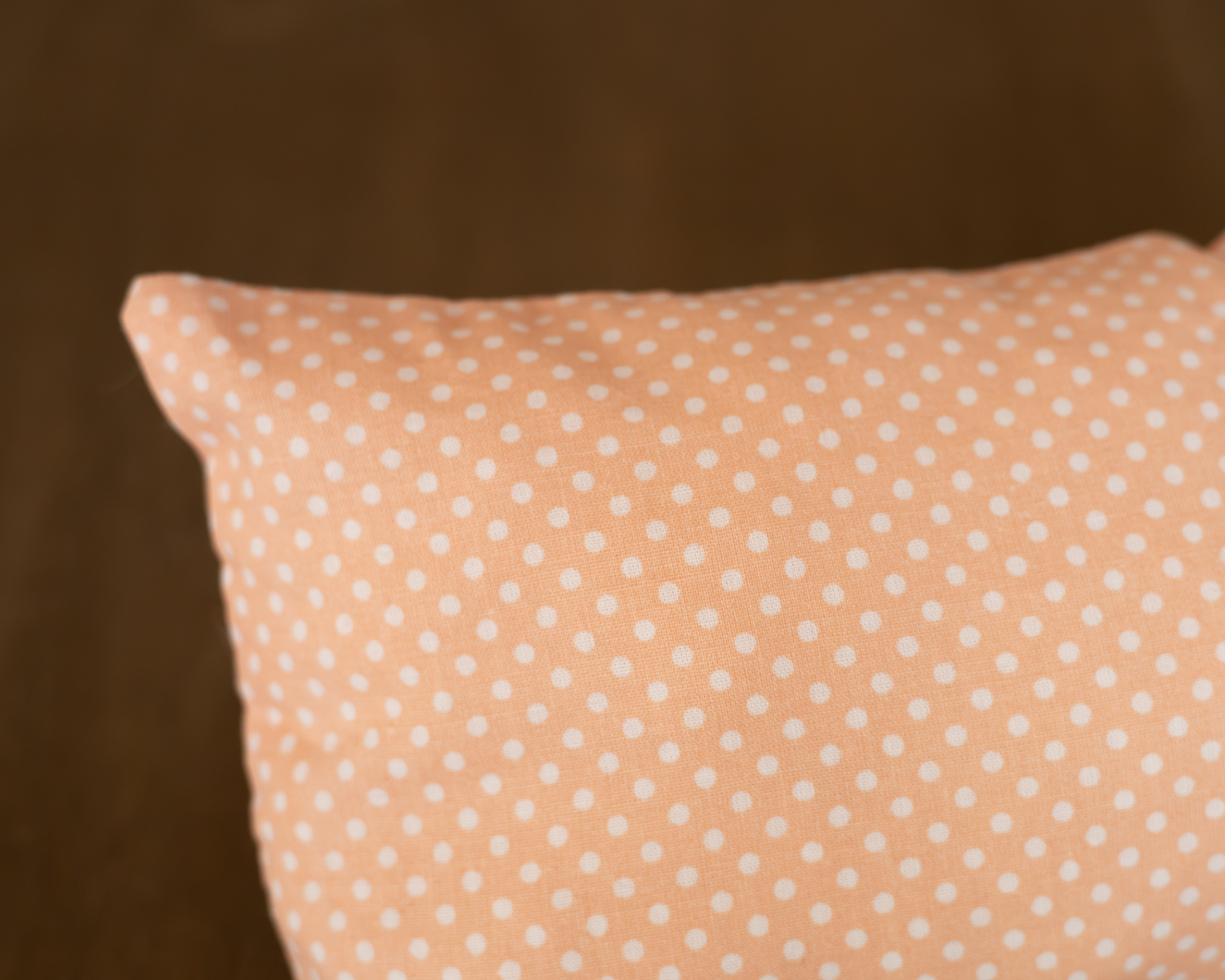 Polka Dot Blush Set: Pillow and Headband