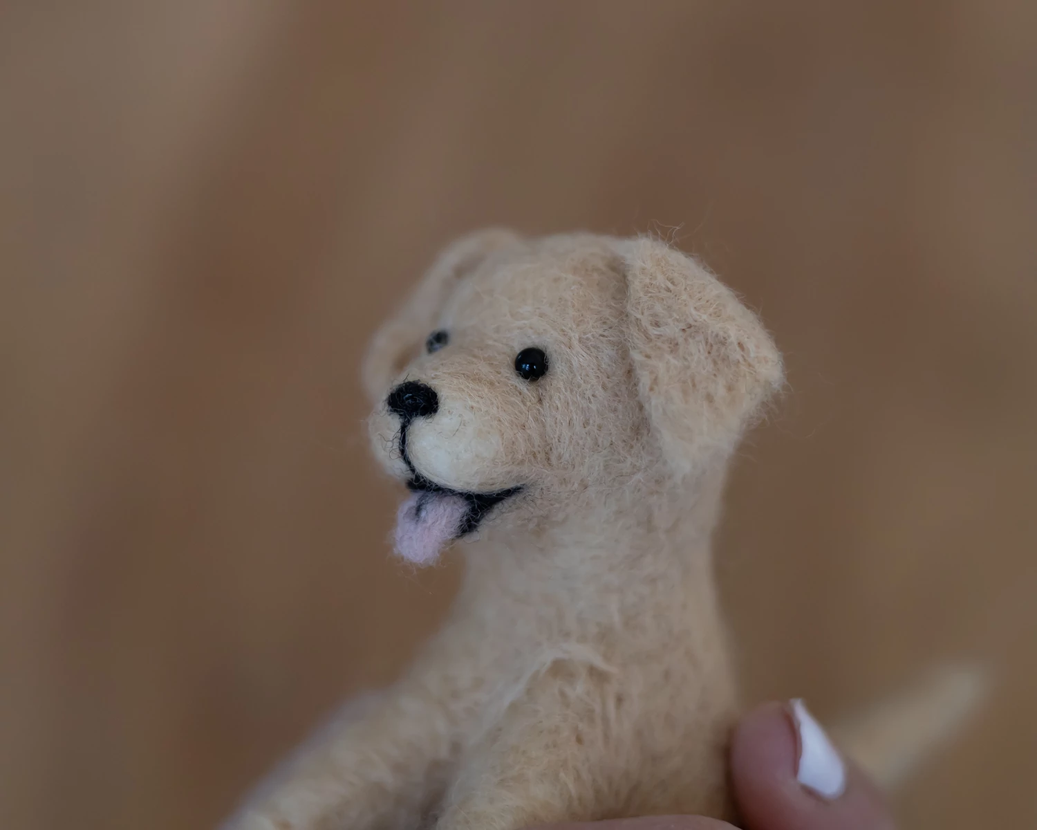Nemez goldie / golden retriever kölyök kutyus figura