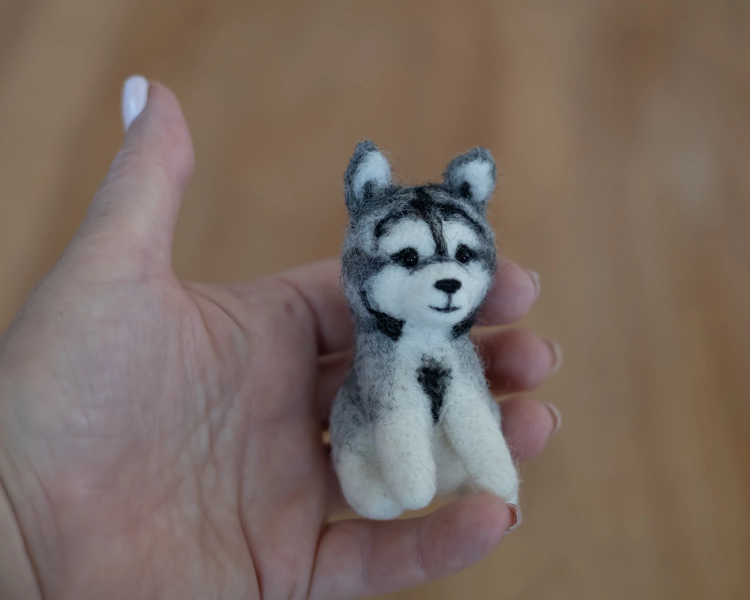 Nemez husky kölyök kutyus - fehér-szürke