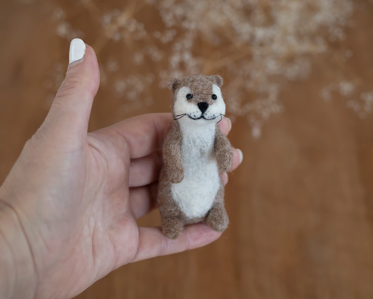 Nemez, vidra figura újszülött fotózáshoz