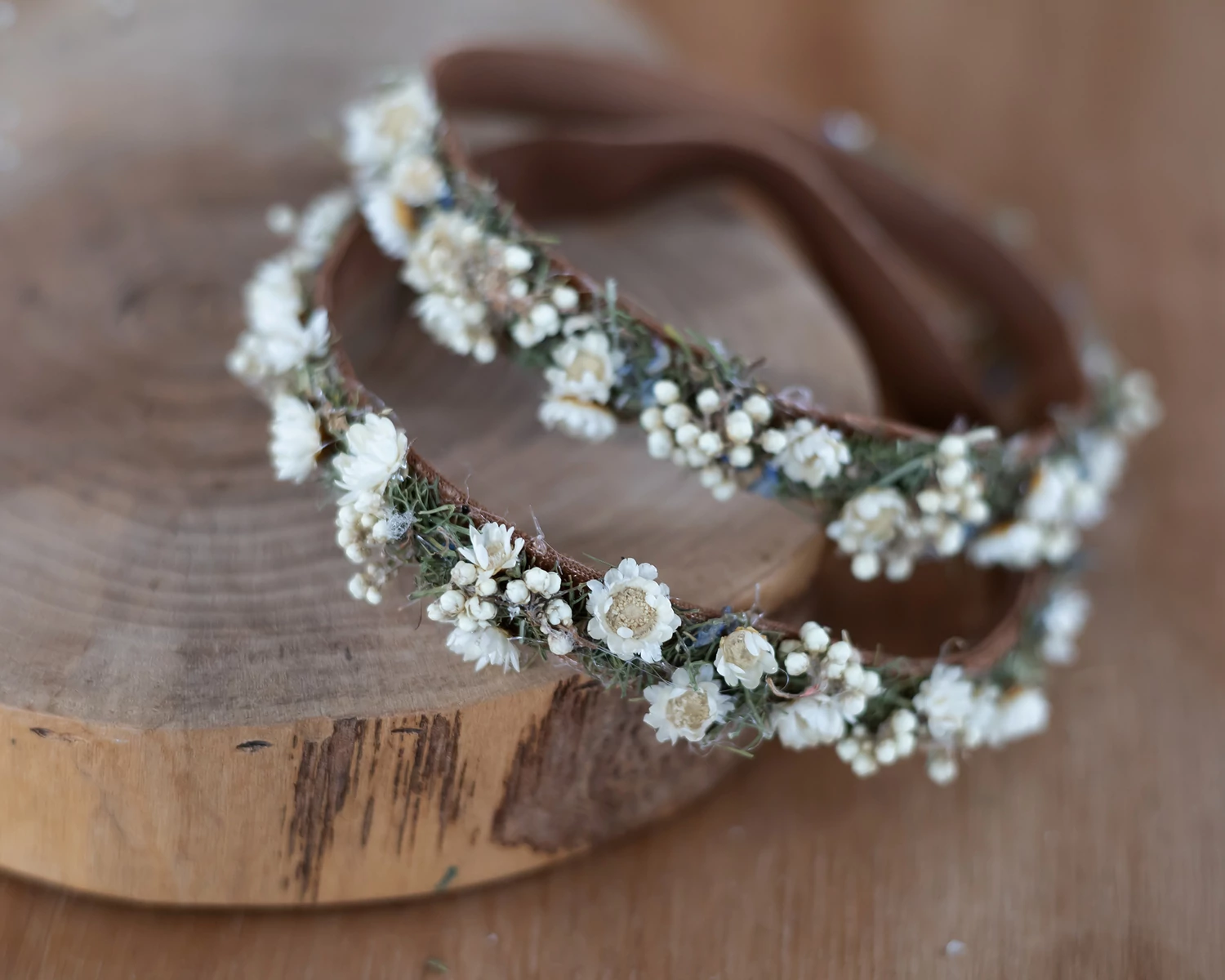 Floral Headband Newborn Size - Blooming Meadow