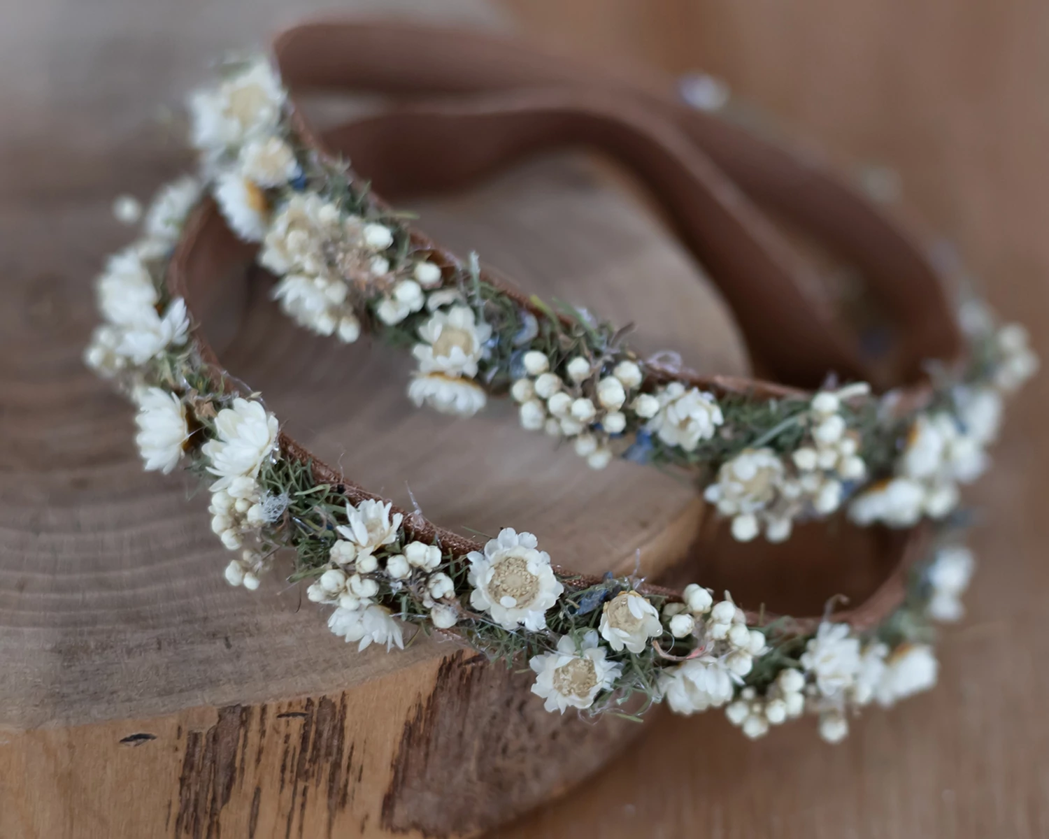 Floral Headband Newborn Size - Blooming Meadow