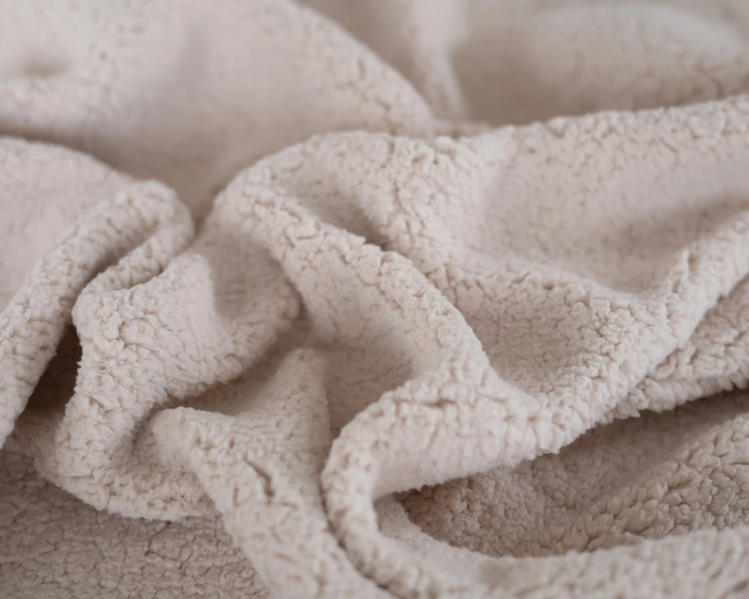 Cream Teddy Plush Beanbag Backdrop