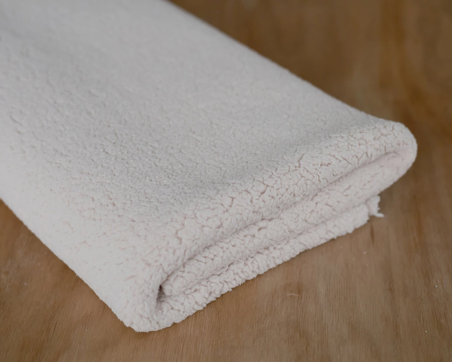 Cream Teddy Plush Beanbag Backdrop