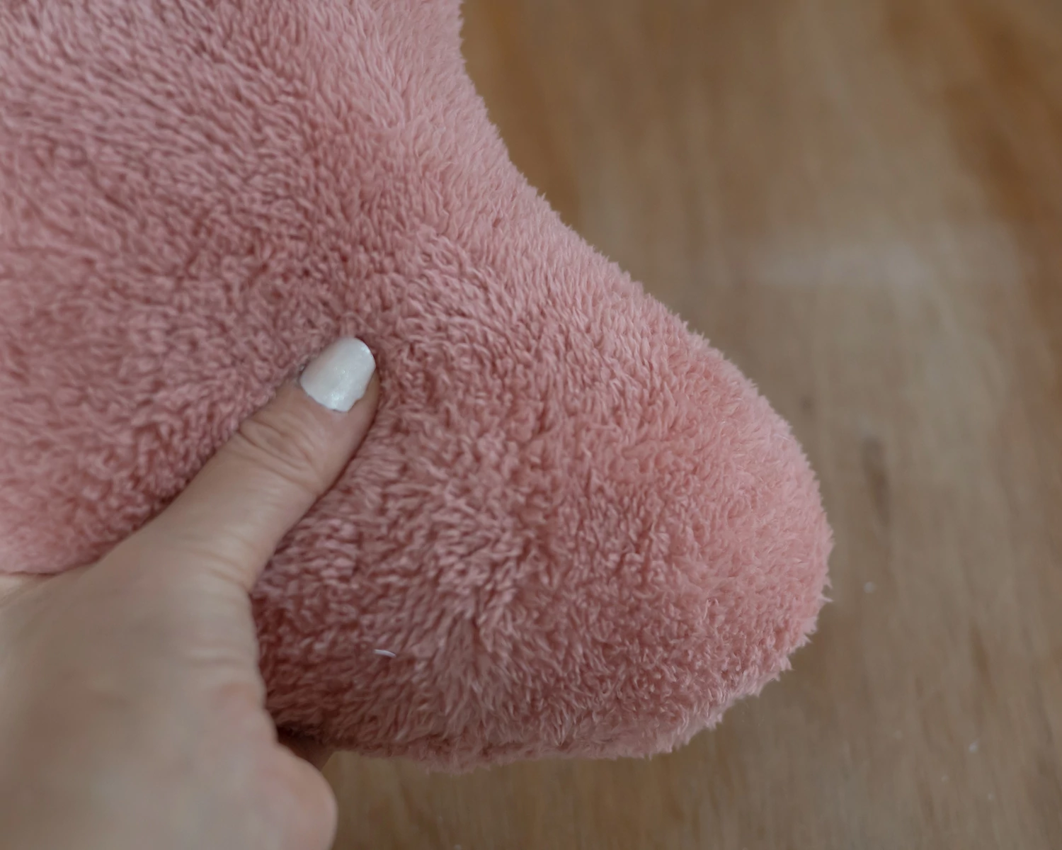 Pozícionáló párna újszülött fotózáshoz 28cm - lazacszín