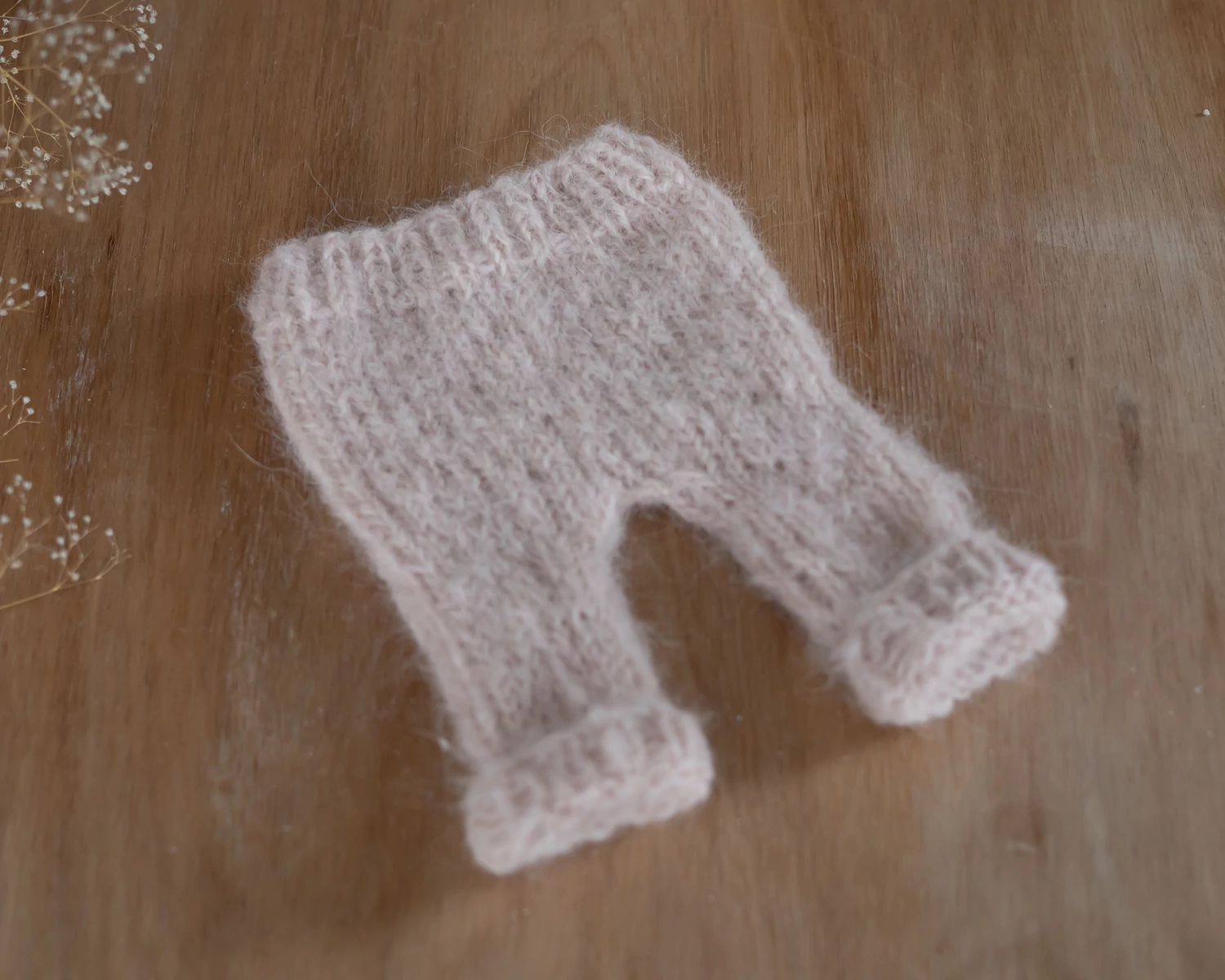 RENDELHETŐ - Púder rózsaszín, mohair, kötött  nadrág