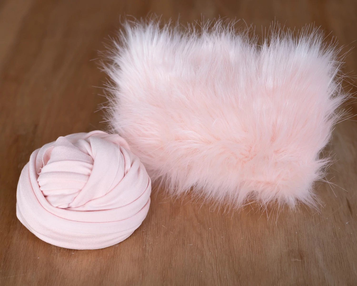 Pink Powder Set: Pillow and Wrap