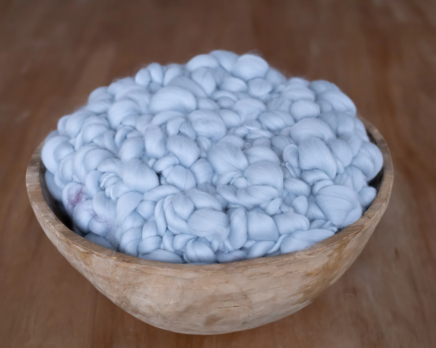 Oval Chunky Light Blue Blanket / Layer