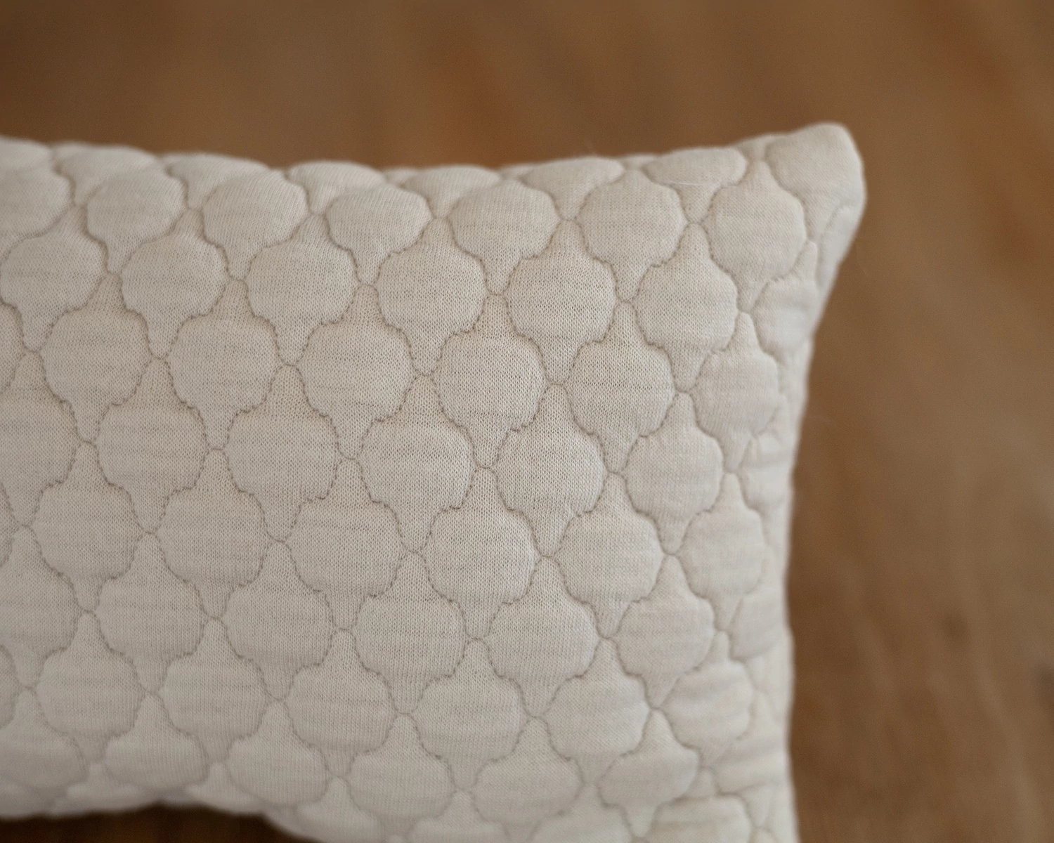Cream posing pillow - newborn photo prop