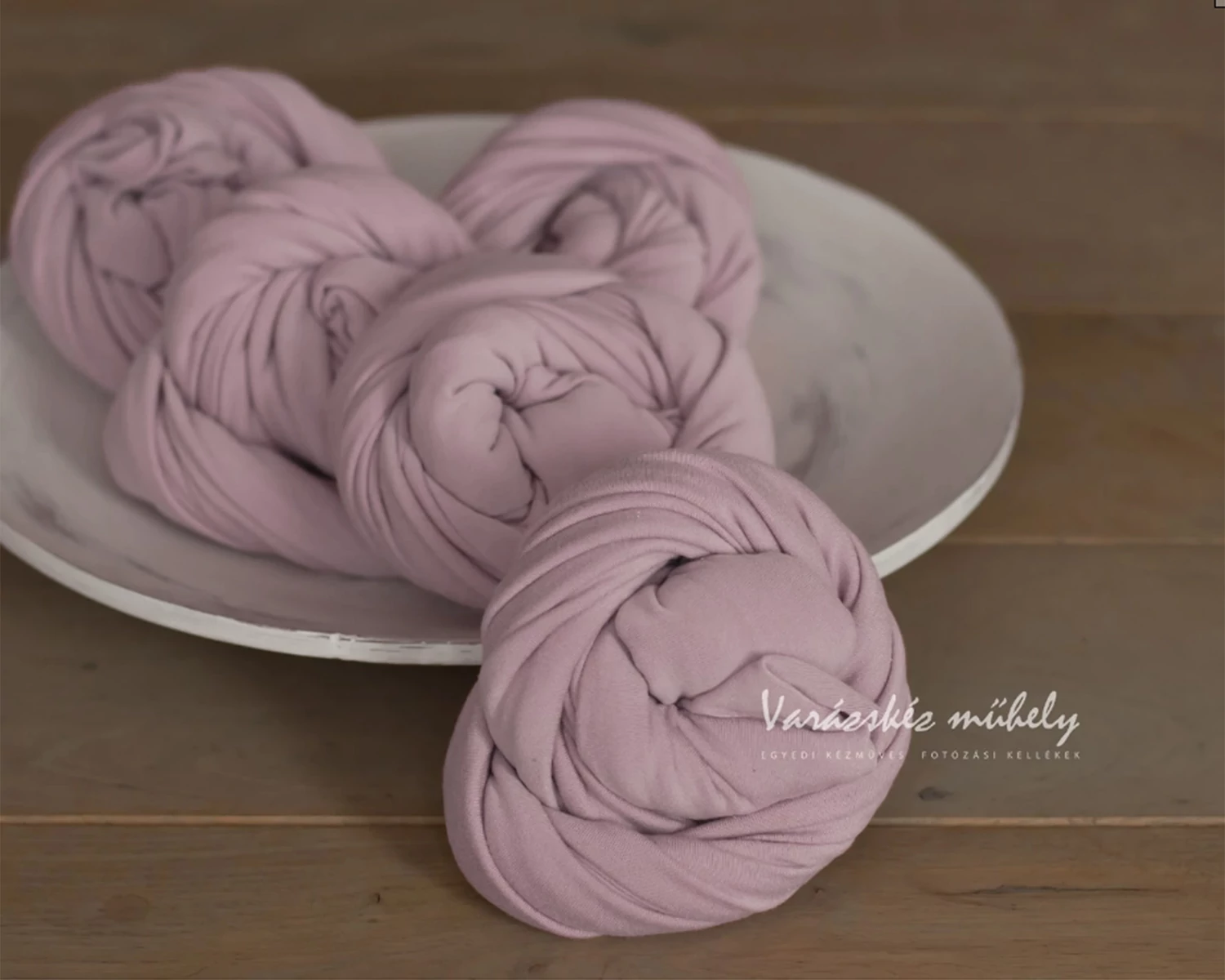 Dusty Pink Stretch Wrap - Newborn Photography Prop