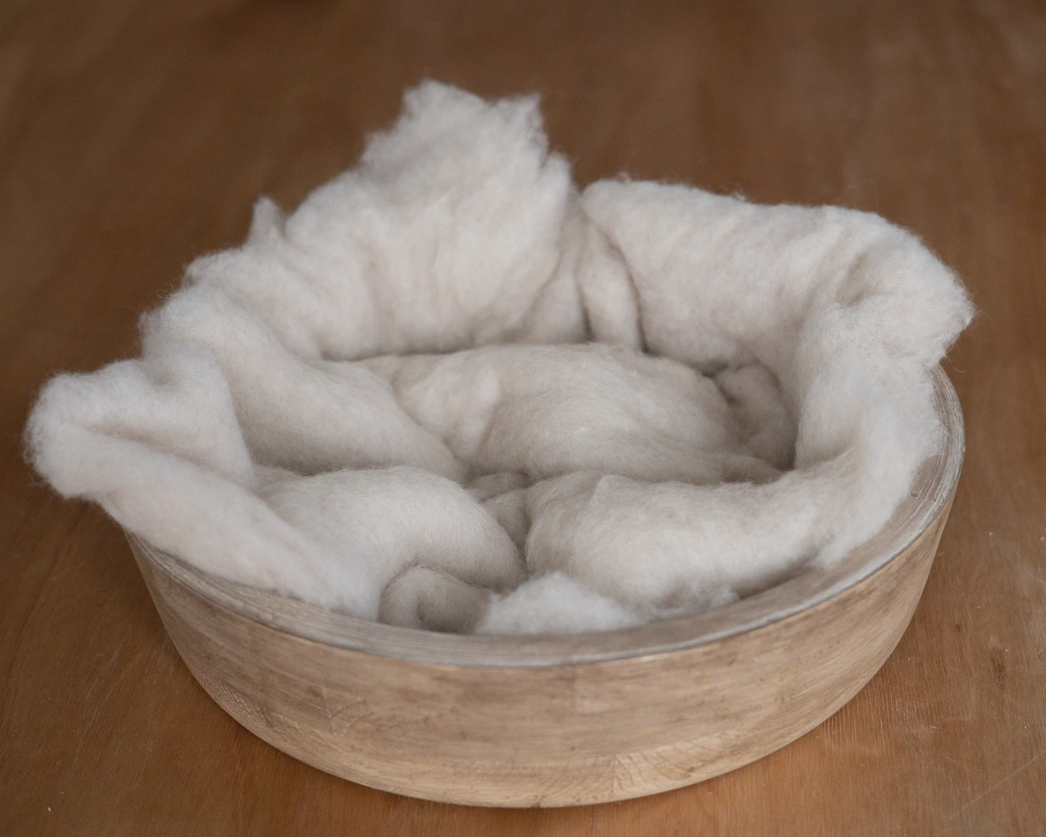 Sand Wool Fluff Basket Stuffer - middle size