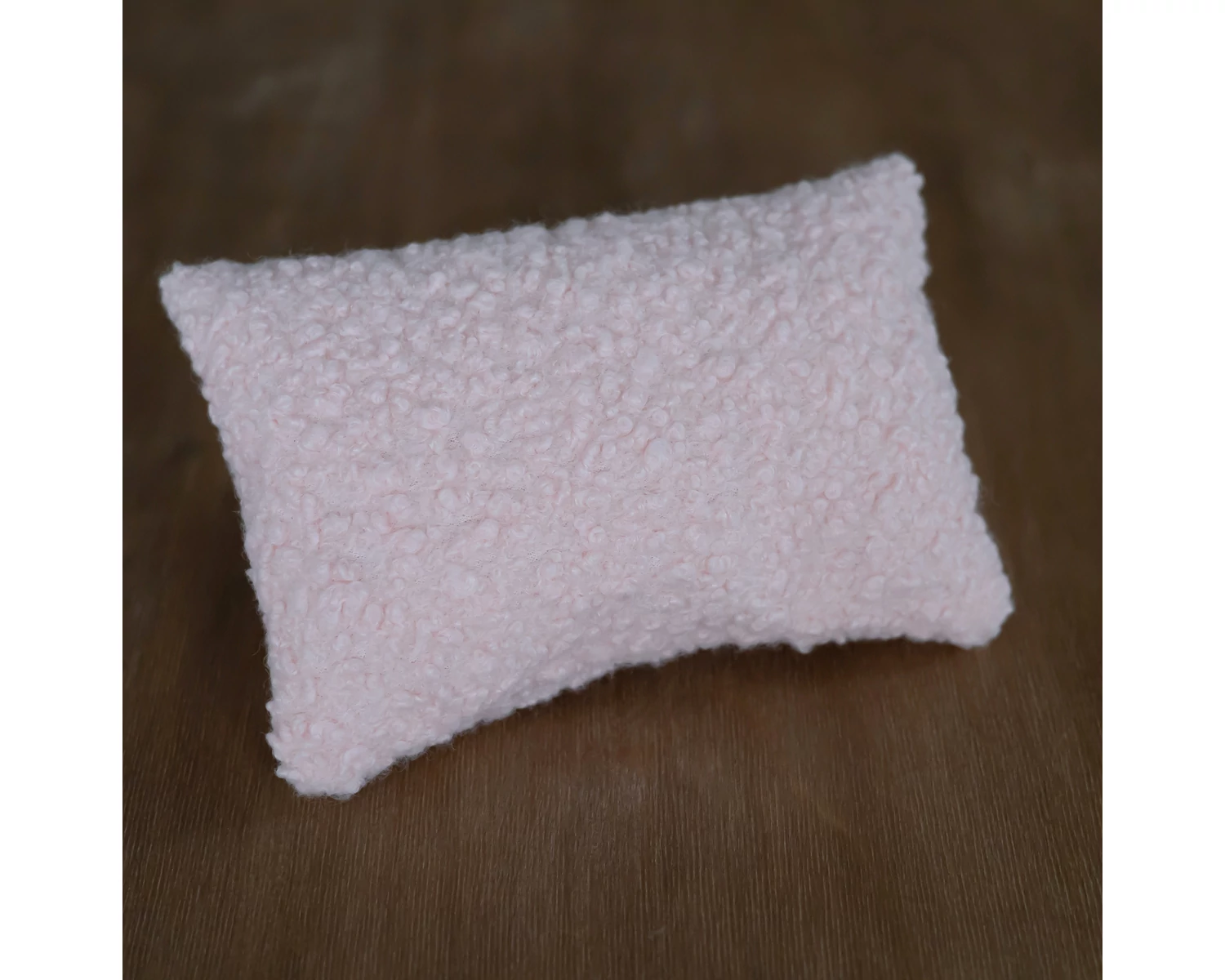 Boucle Beanbag Backdrop and Cushion set - Pale Pink