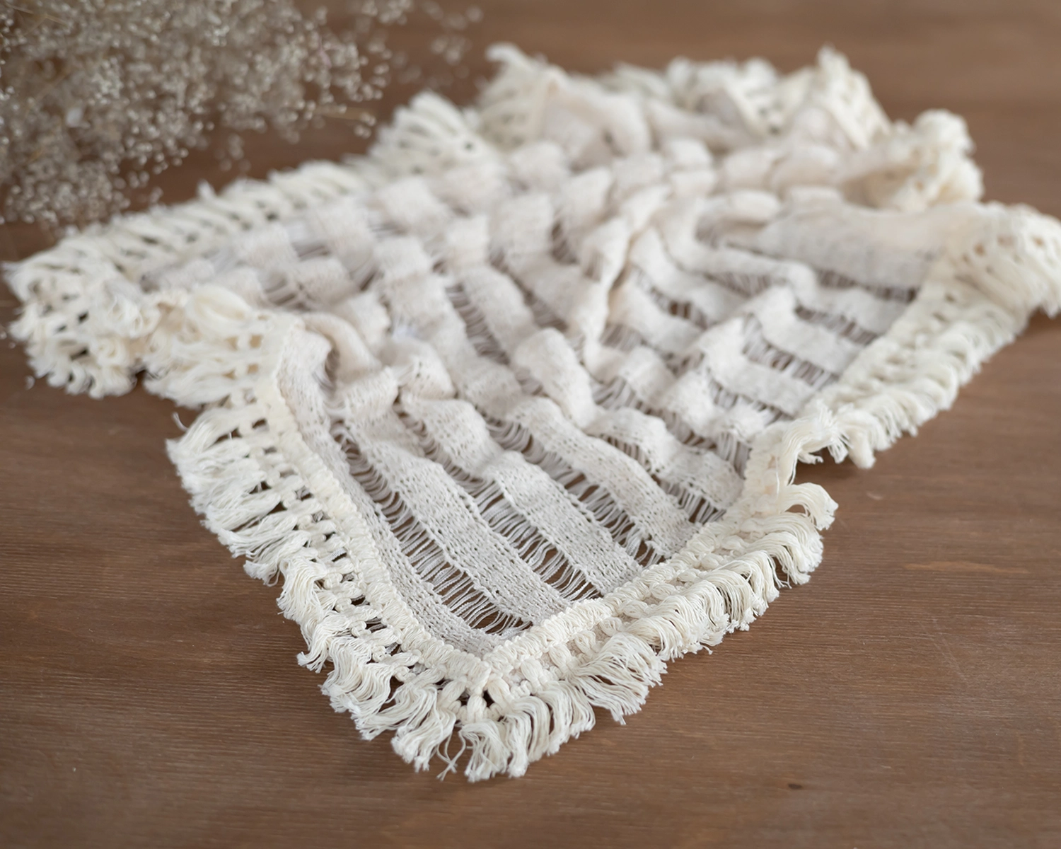 Ivory lace layer
