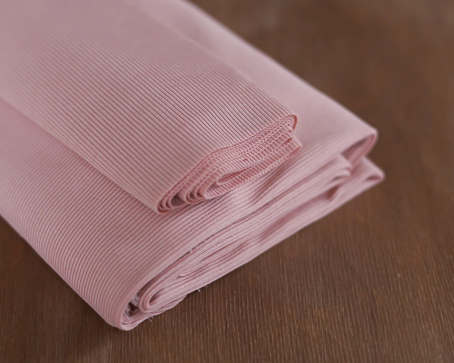 Blush Beanbag Backdrop and wrap in set - narrow ribbed