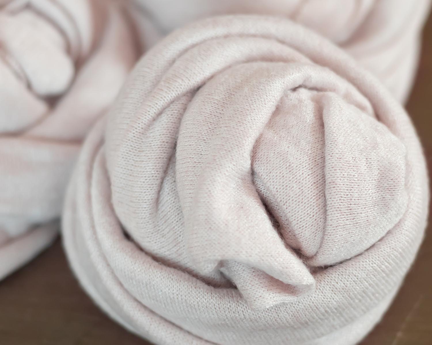 Pale Beige Stretch Knit Wrap 150cm