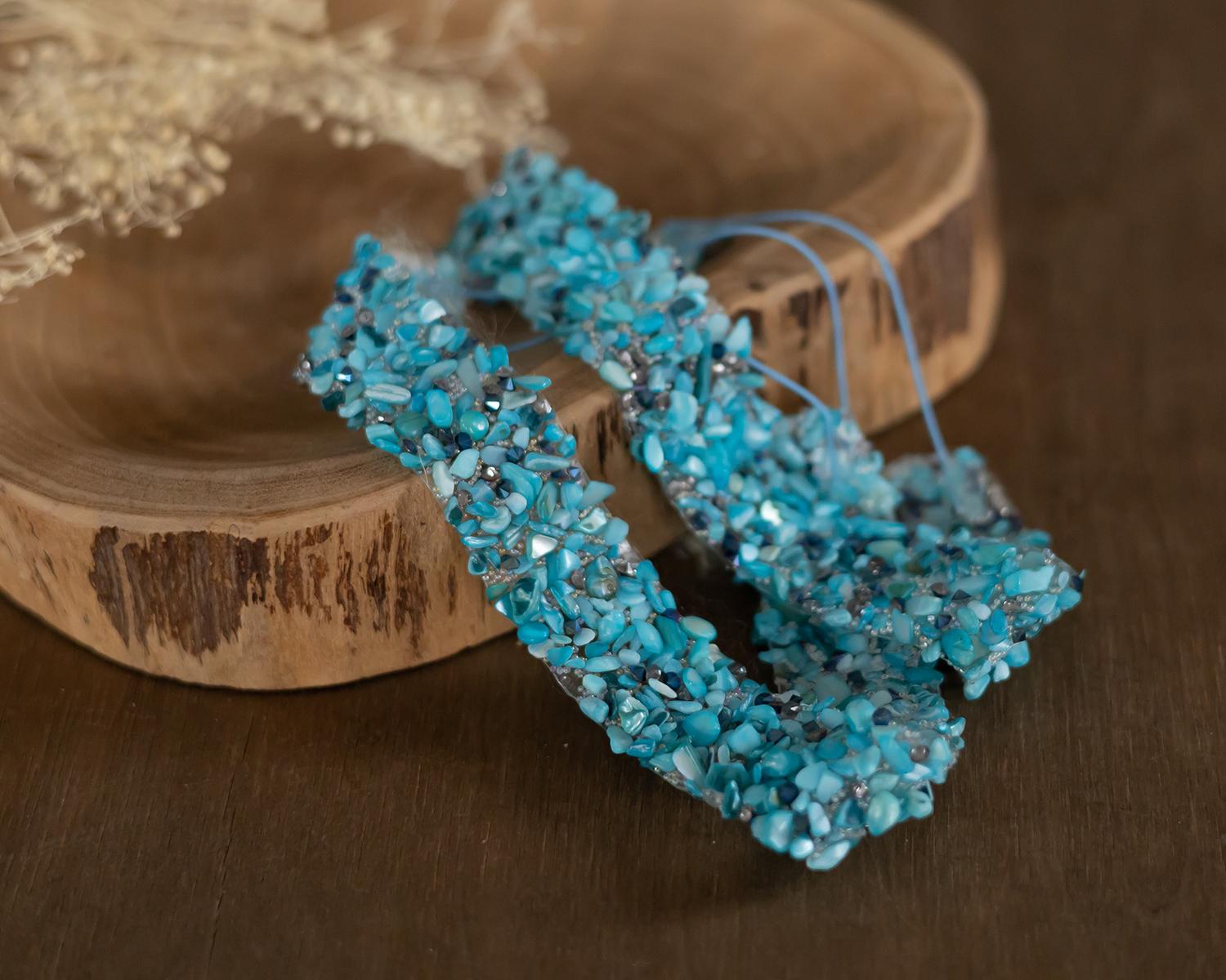 Headband with Stones, Turquise