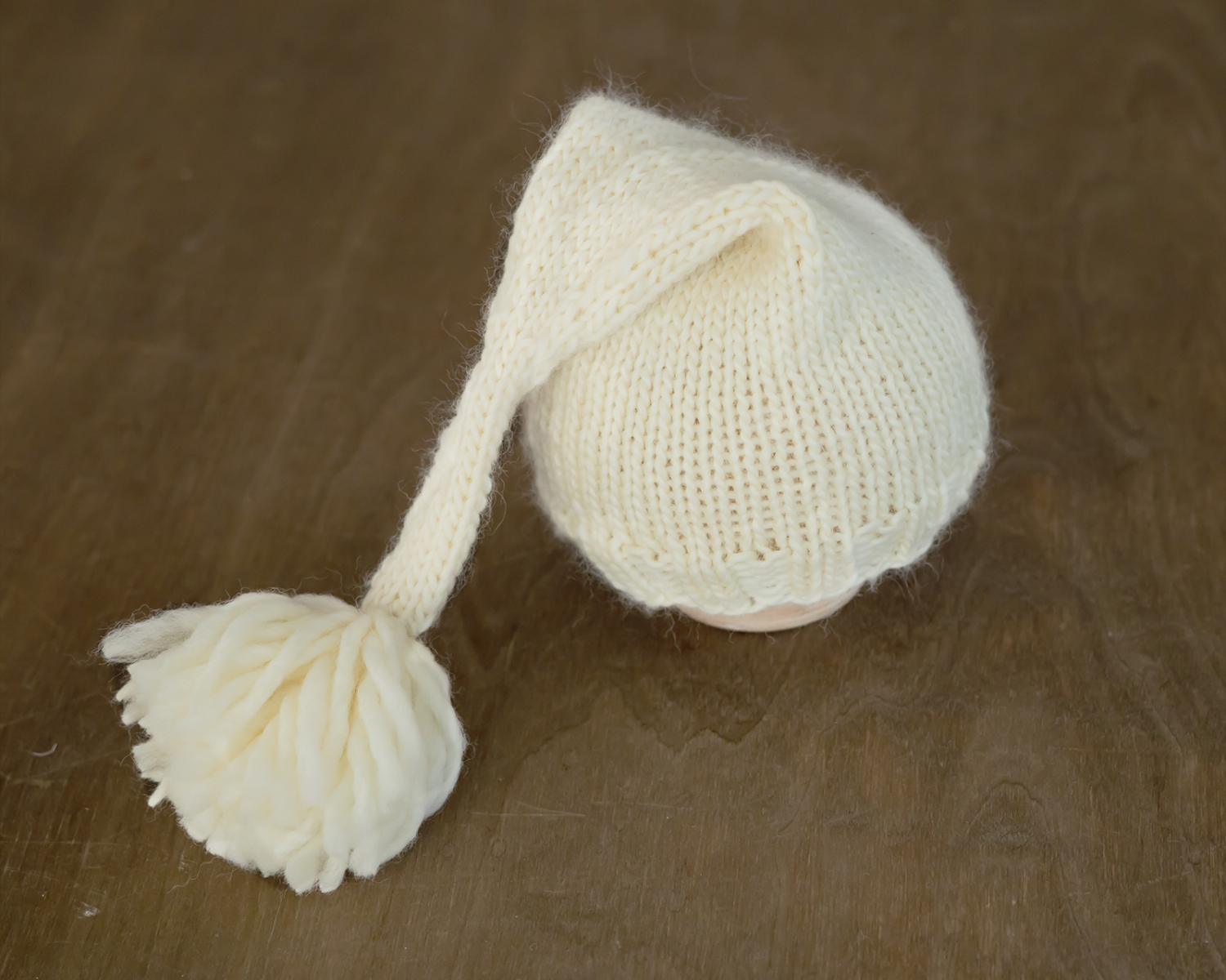 Ivory Newborn Mohair Elf Hat