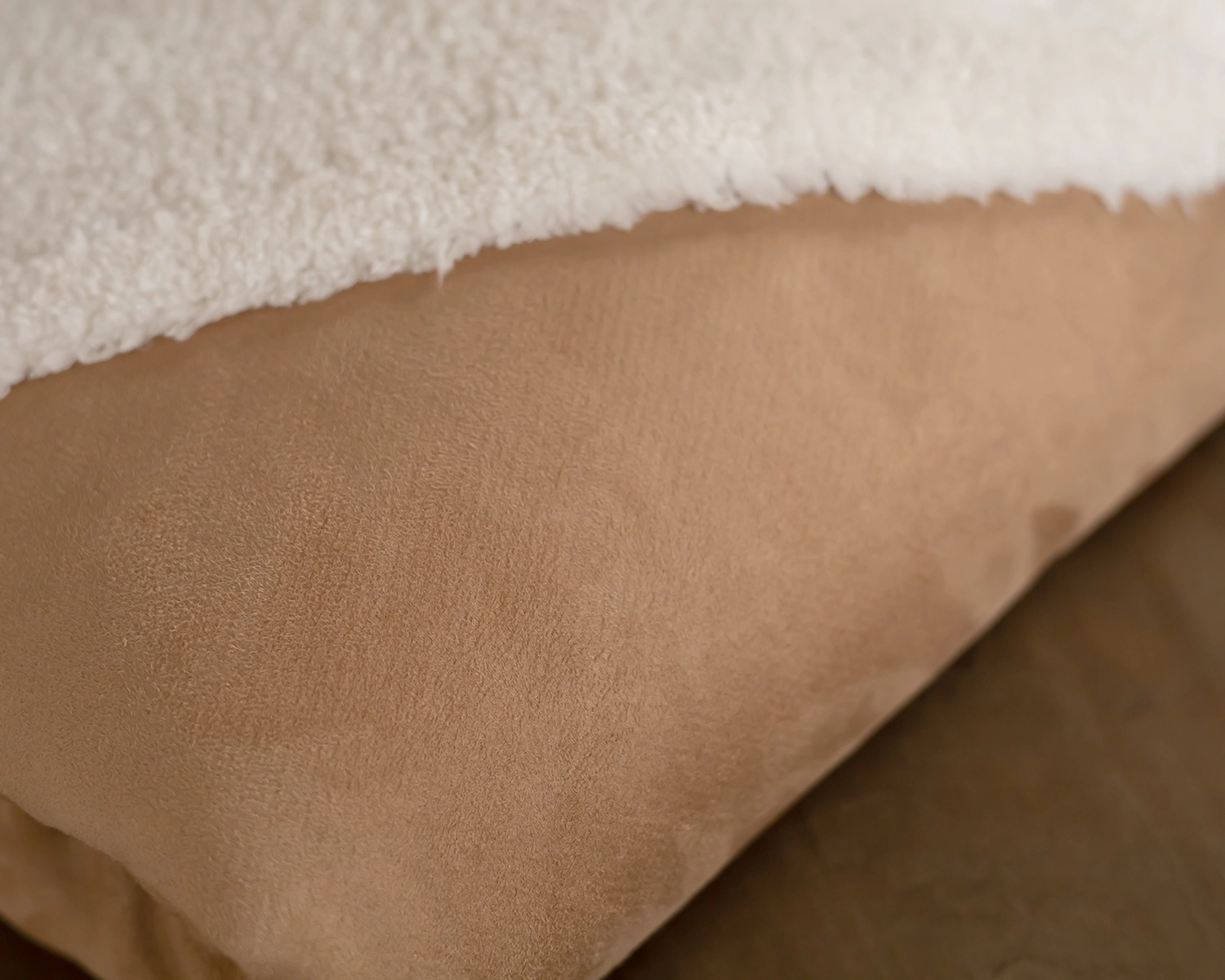 Brown - Off White Blanket 100x100cm