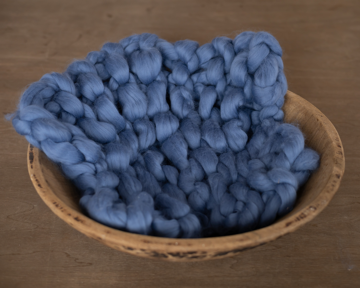 Kék vastag gyapjú takaró