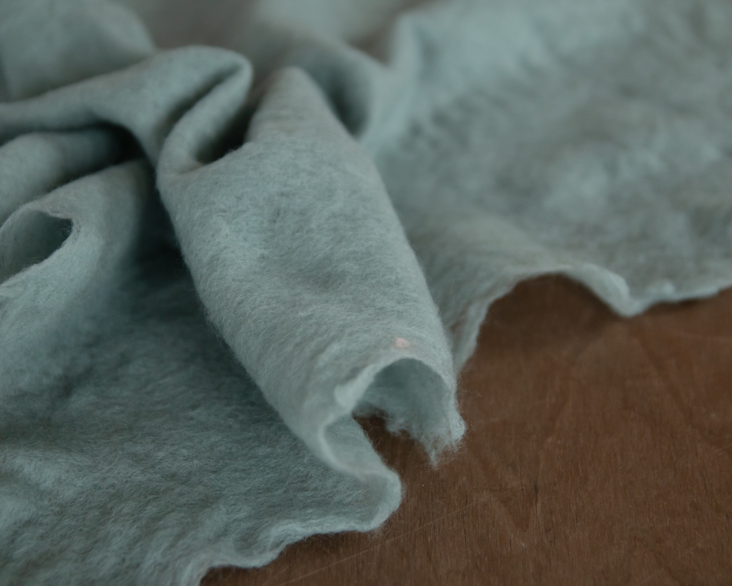 Sage Green Thin Felted Layer