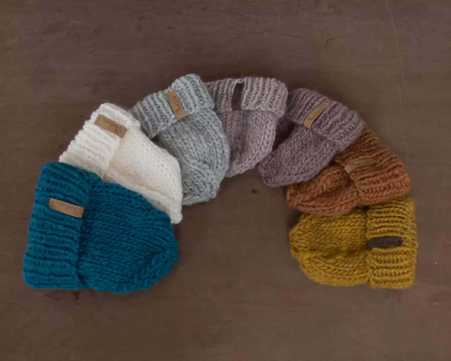 Chunky knit hat in 12 colours
