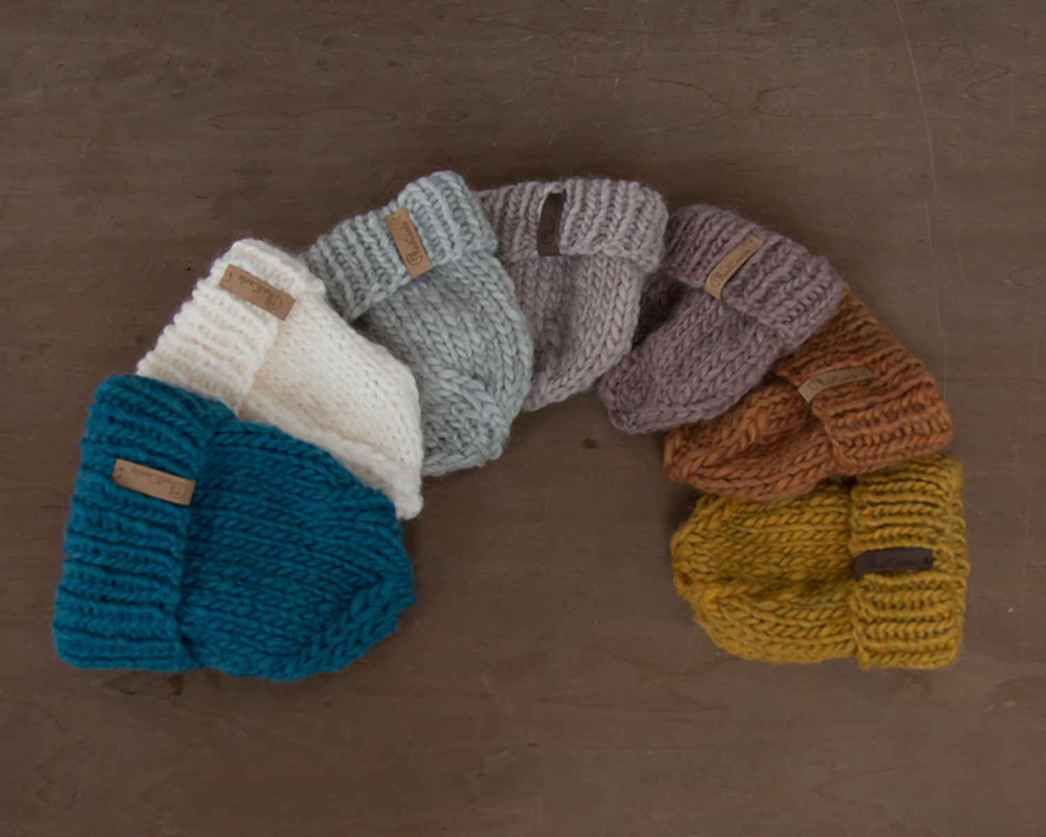 Chunky knit hat in 12 colours