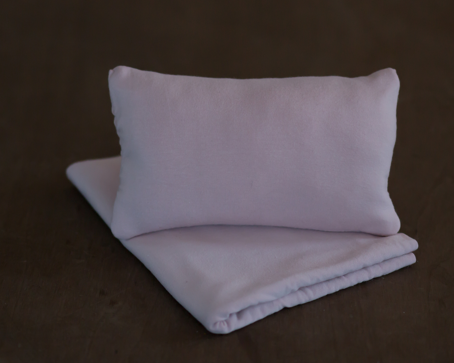 Pale blush posing pillow - newborn photo prop