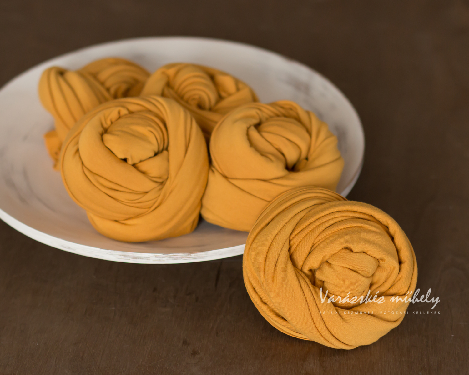 Sunflower Yellow Stretch Knit Wrap