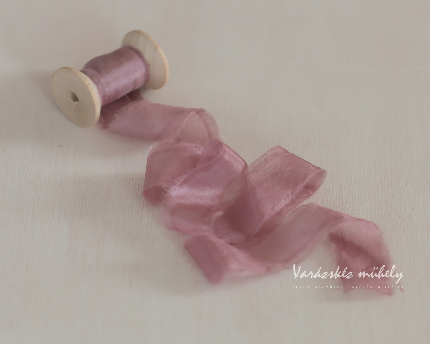 Mauve Habotai Silk Ribbon - 5cm