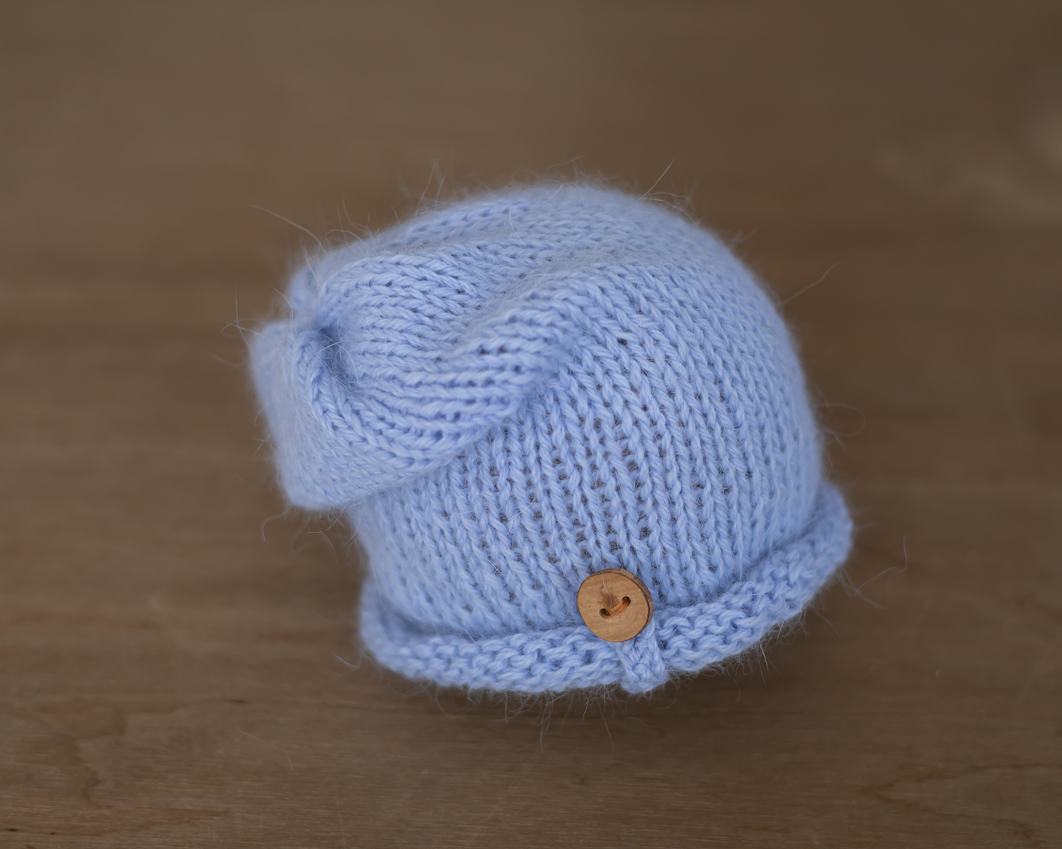 Baby Blue Newborn Slouchy Hat 