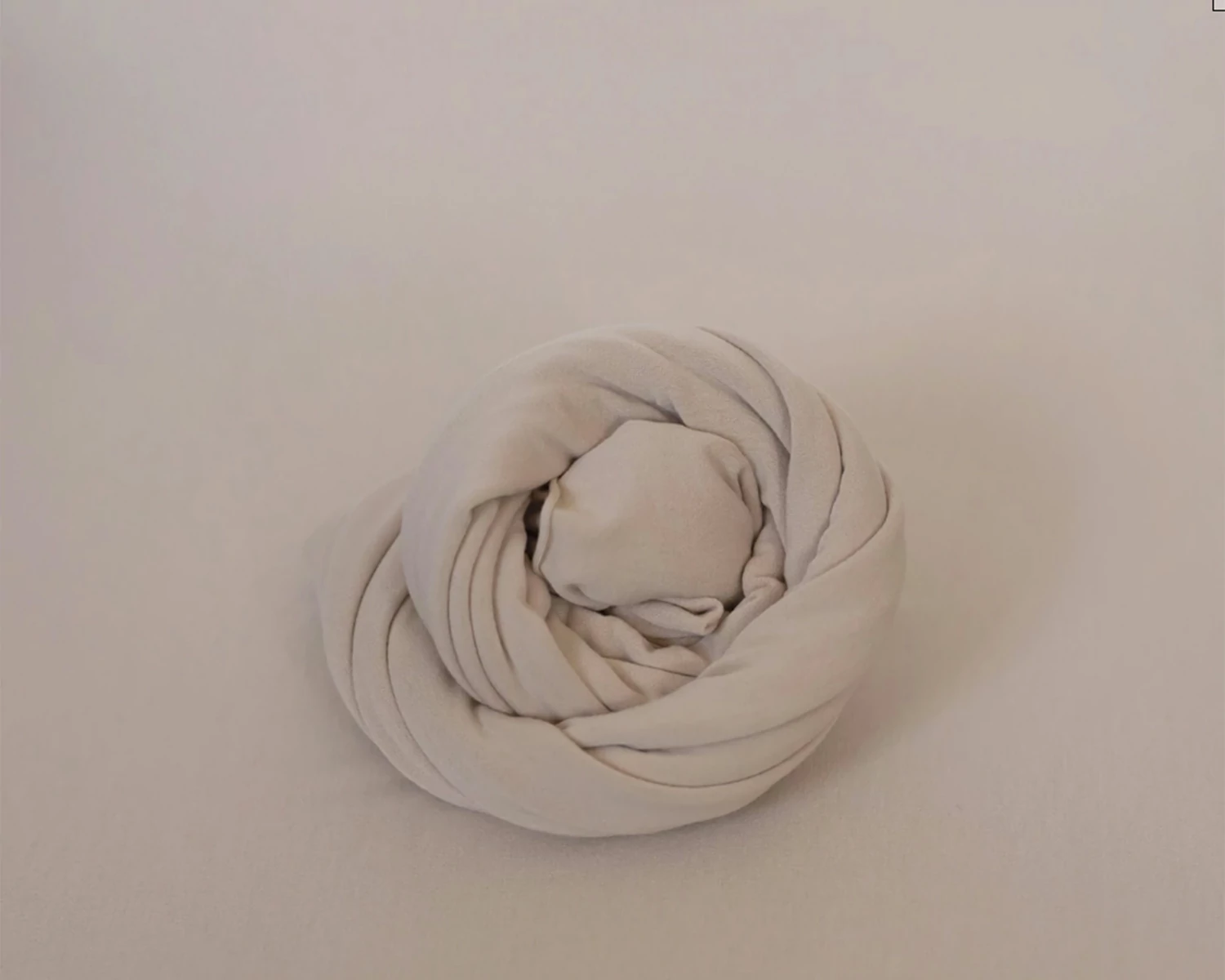 Bézs - Homok színű, vékony babzsák takaró újszülött fotózáshoz