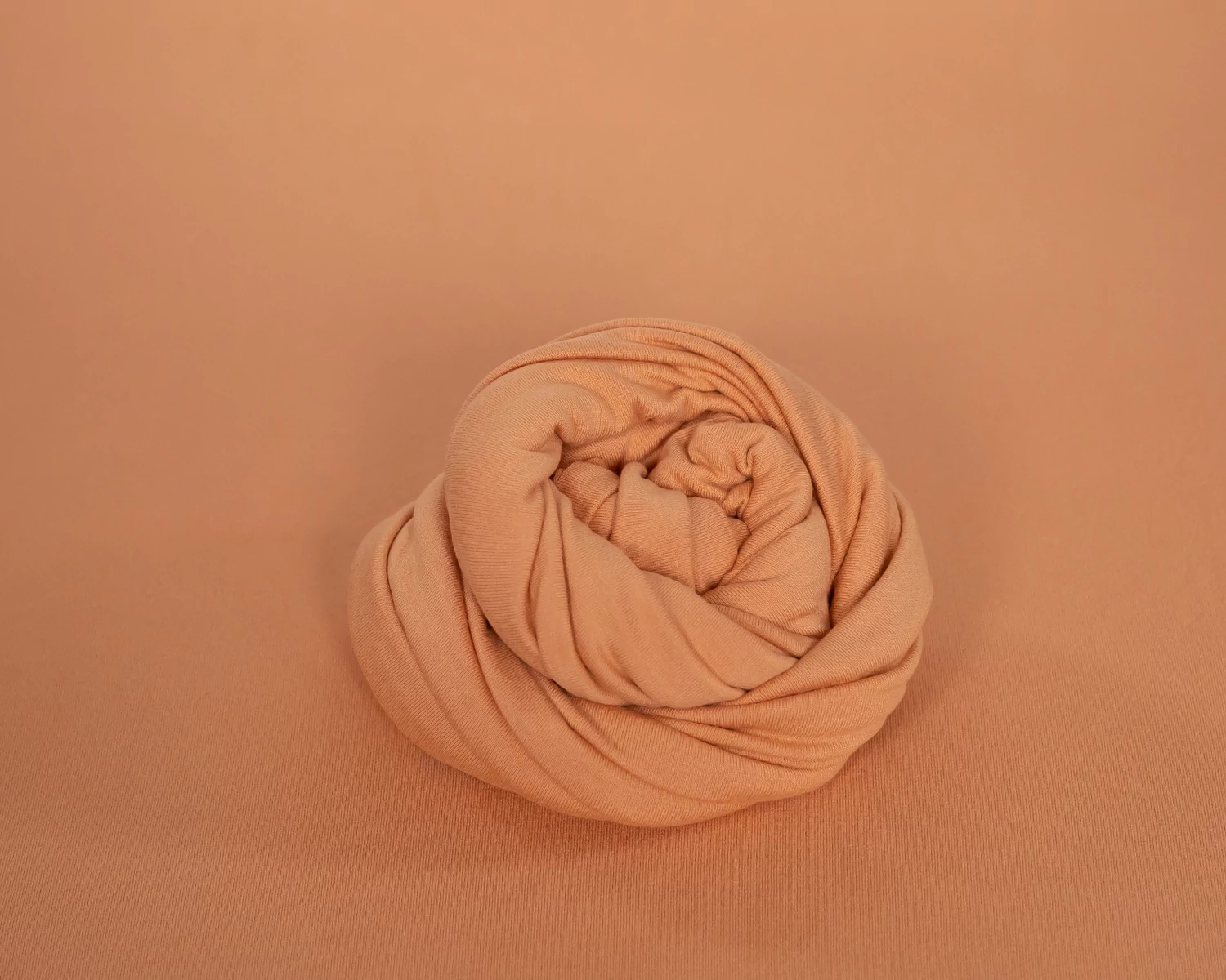Thin Beanbag Backdrop - Deep Peach